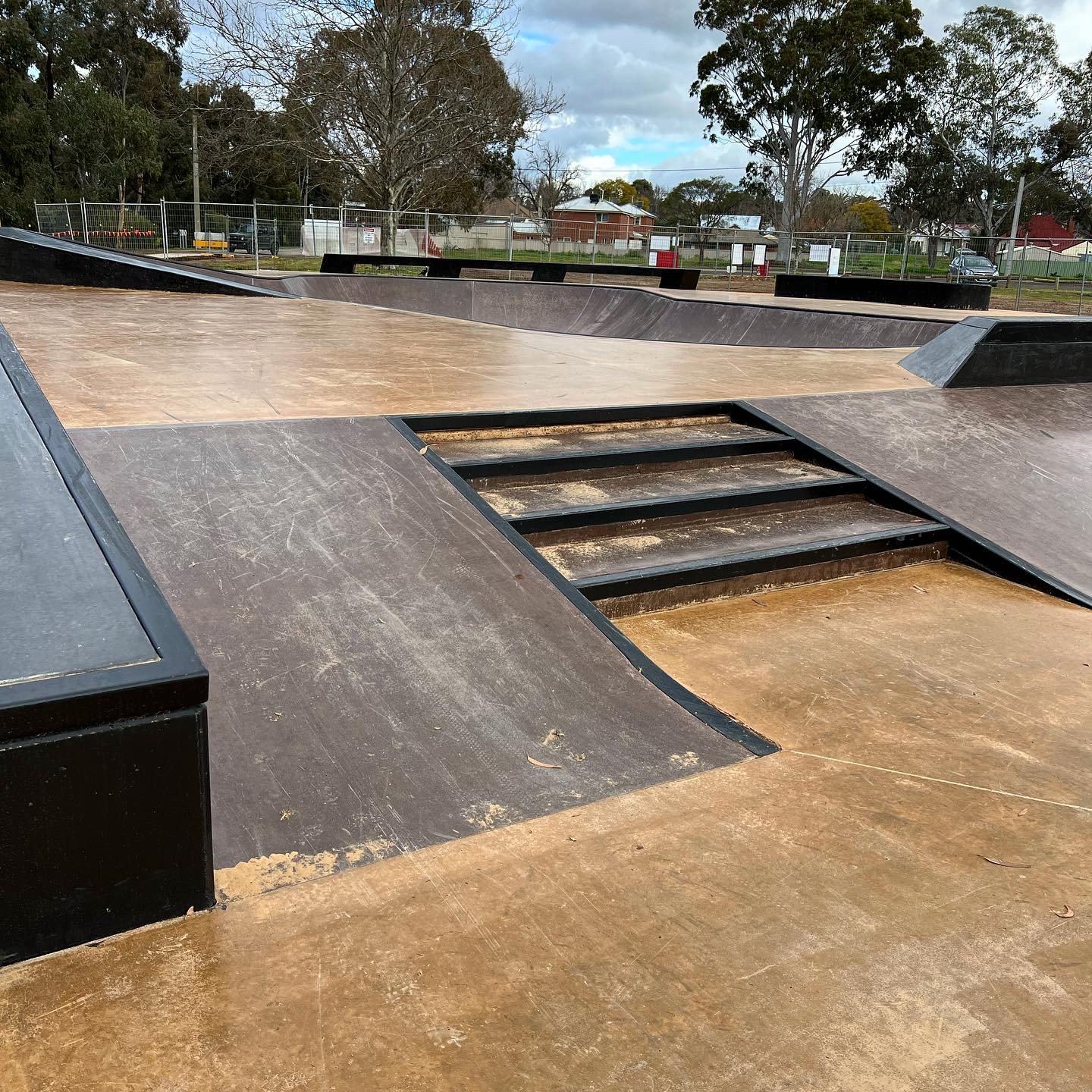 Ewing park skatepark Trucks and Fins